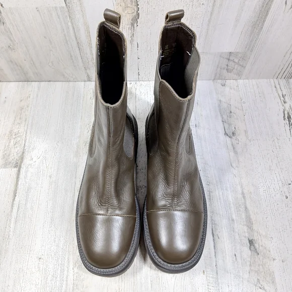 Sam Edelman Wellington Women's Brown Lug Sole Ankle Boots #1116 - Picture 3 of 11